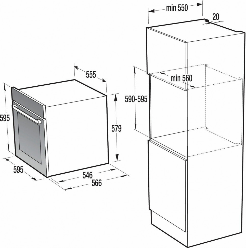 Электрический духовой шкаф Gorenje BO 747 ST