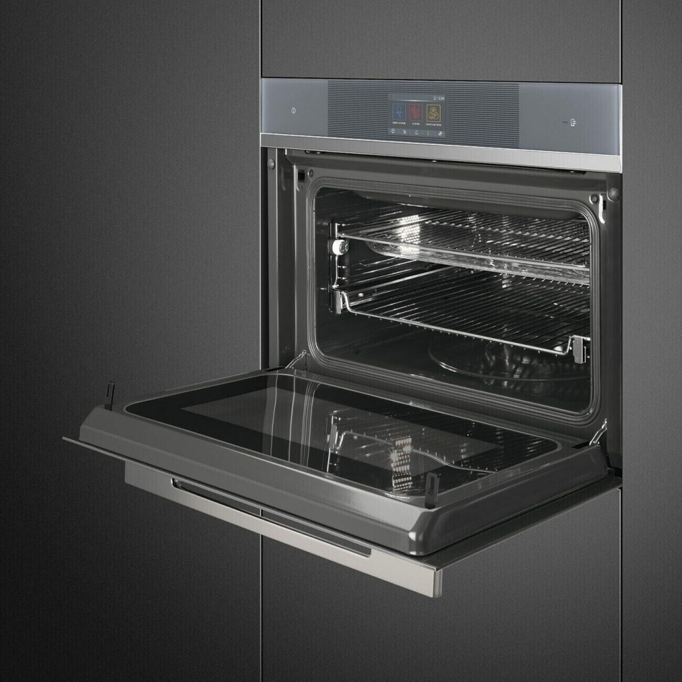 Электрический духовой шкаф Smeg SF4104WMCN Электрический духовой шкаф Smeg SF4104WMCN