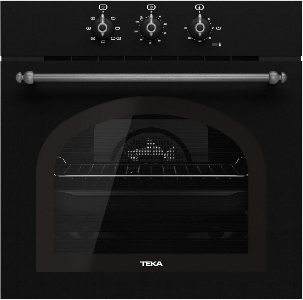 Электрический духовой шкаф Teka HRB 6100 ATS Silver Антрацит/состаренная серебро