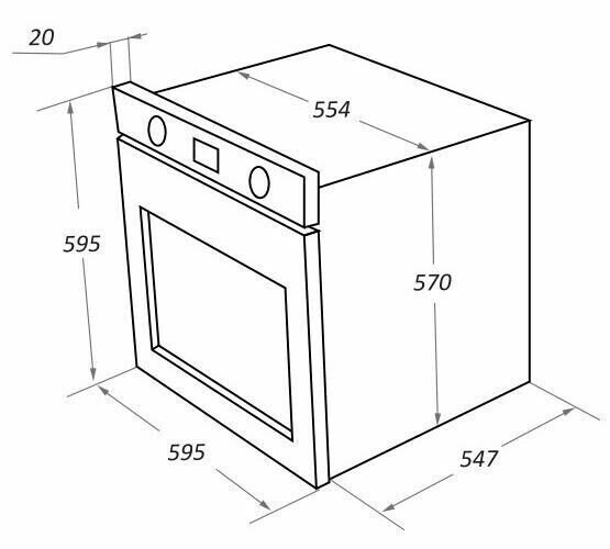 Электрический духовой шкаф MAUNFELD EOEM 769 S2B Электрический духовой шкаф MAUNFELD EOEM 769 S2B