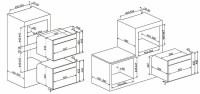 Электрический духовой шкаф Smeg SF4104VCN