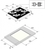 Варочная панель Asko HG8640BGB1
