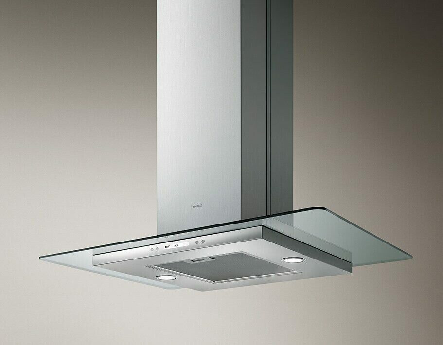 Островная вытяжка Elica Flat Glass Plus Island IX/A/90