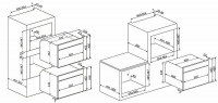 Электрический духовой шкаф Smeg SF4104MCN