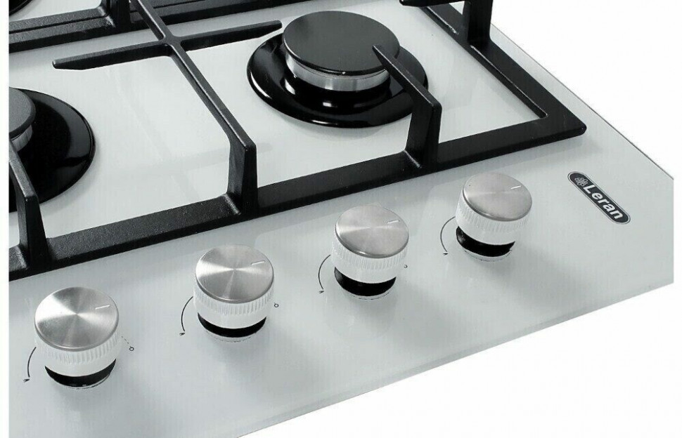 Газовая варочная панель Leran GH 64521 WG Газовая варочная панель Leran GH 64521 WG