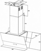 Островная вытяжка Korting KHA 99750 GN