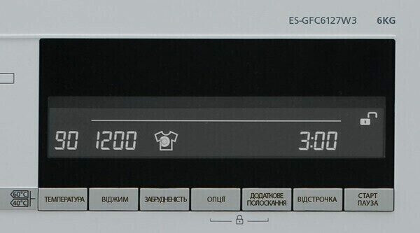 Стиральная машина Sharp ES-GFC 6127 W3 Стиральная машина Sharp ES-GFC 6127 W3
