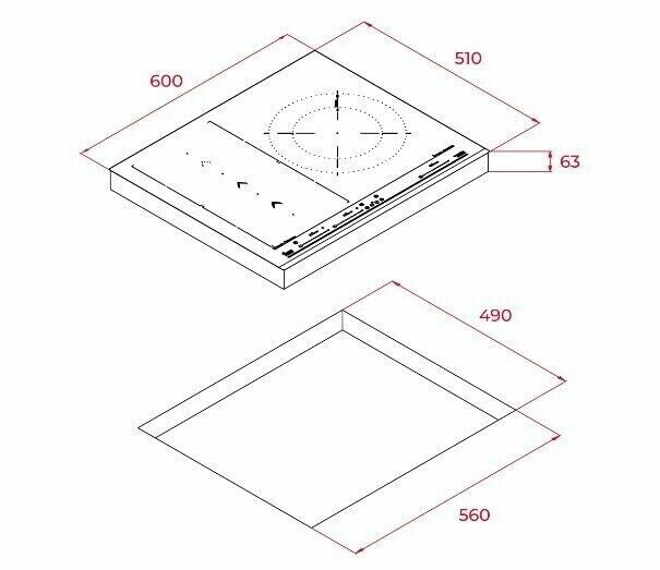 Индукционная варочная панель Teka IZS 65600 MSP Индукционная варочная панель Teka IZS 65600 MSP