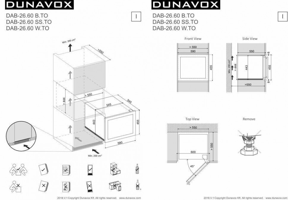 Винный шкаф Dunavox DAB-26.60SS.TO