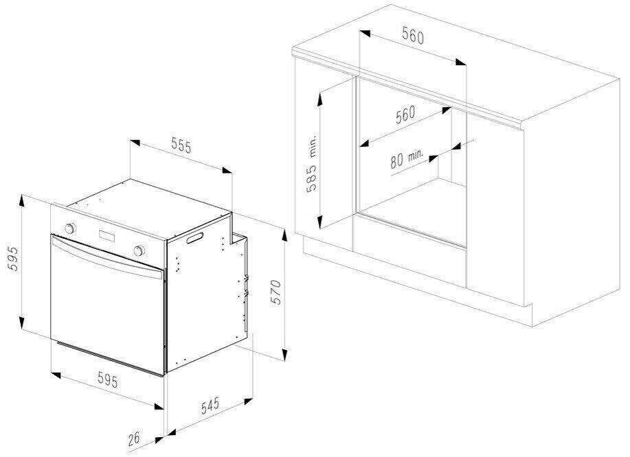 Духовой шкаф Korting OKB 9102 CSX Pro Духовой шкаф Korting OKB 9102 CSX Pro
