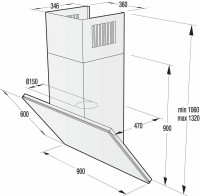 Каминная вытяжка Gorenje WHI 941 ST X