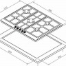 Газовая варочная панель Bompani BO 294 MB/N