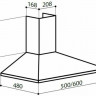 Каминная вытяжка Lex Basic 500 Каминная вытяжка Lex Basic 500