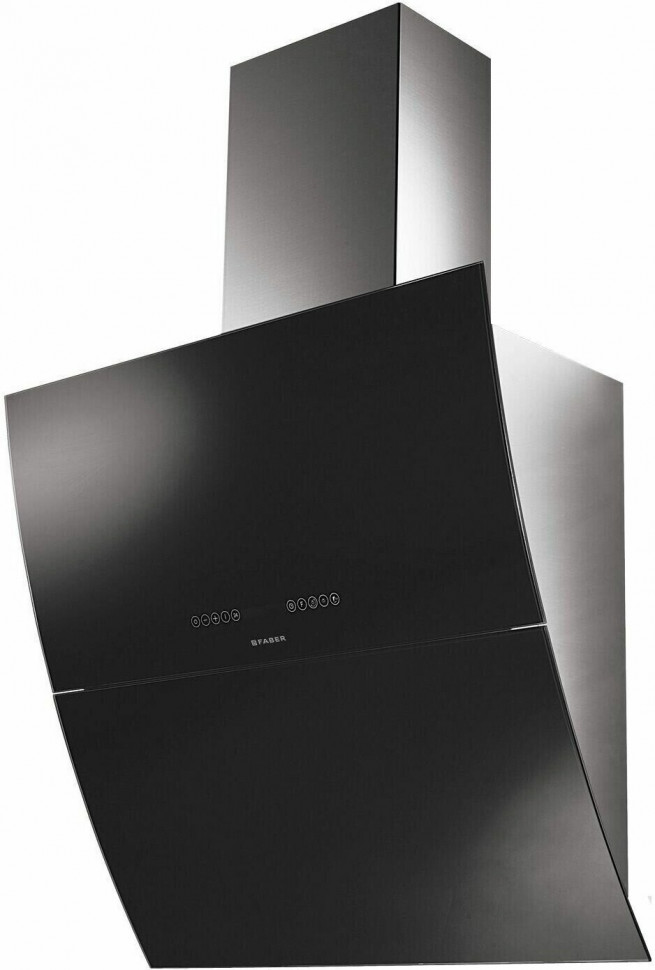 Каминная вытяжка Faber Mirror BK BRS X/V A90 Logic