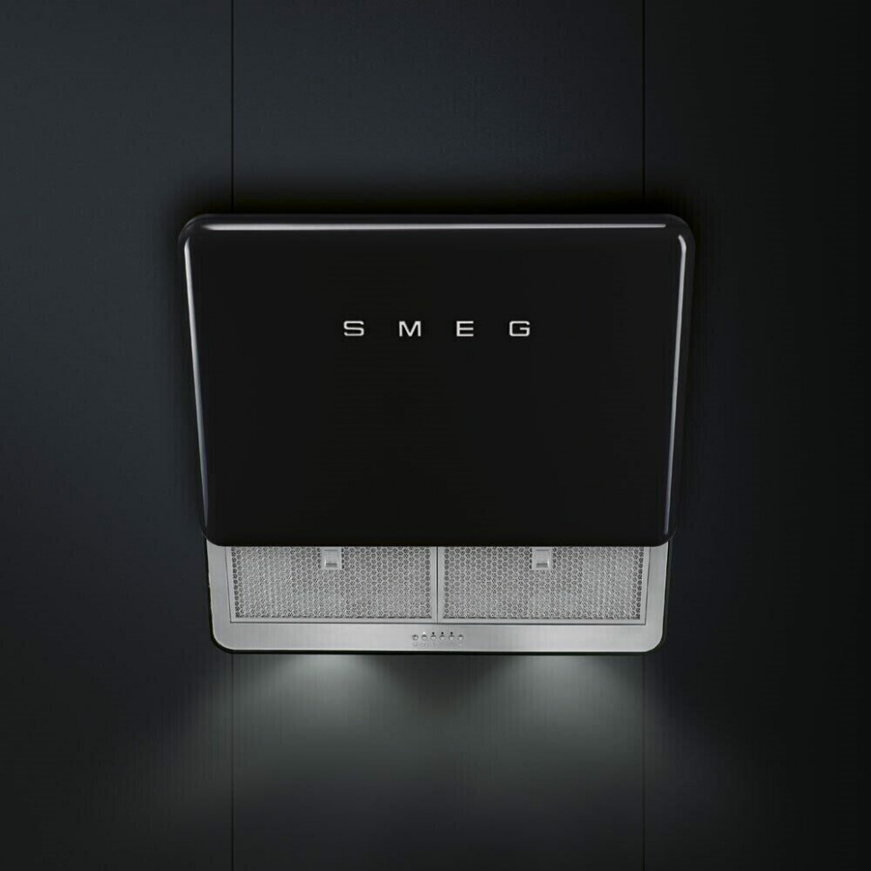 Каминная вытяжка Smeg KFAB75BL