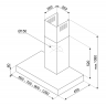 Каминная вытяжка Smeg KBT700XE Каминная вытяжка Smeg KBT700XE