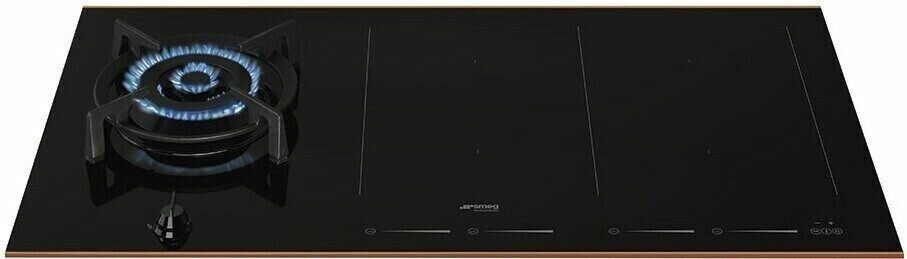 Комбинированная варочная панель Smeg PM6912WLDX Комбинированная варочная панель Smeg PM6912WLDX