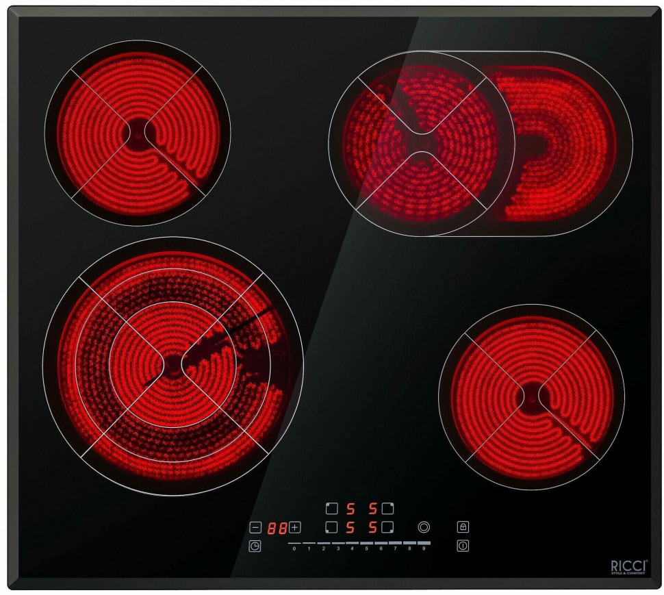 Электрическая варочная панель RICCI DTL-D46601SB