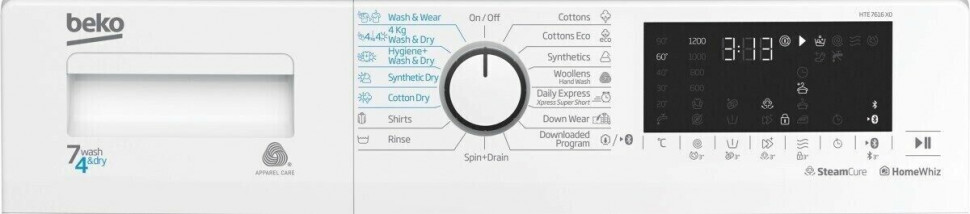Стиральная машина Beko HTE 7616 X0 Стиральная машина Beko HTE 7616 X0
