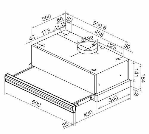 Встраиваемая вытяжка Teka CNL2 2002 Встраиваемая вытяжка Teka CNL2 2002