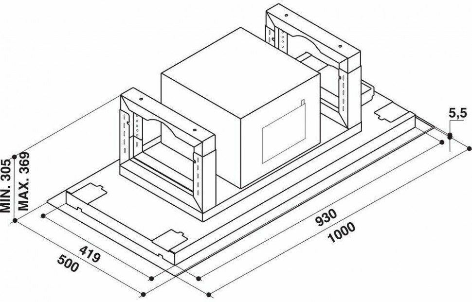 Островная вытяжка KitchenAid KEICD 10010