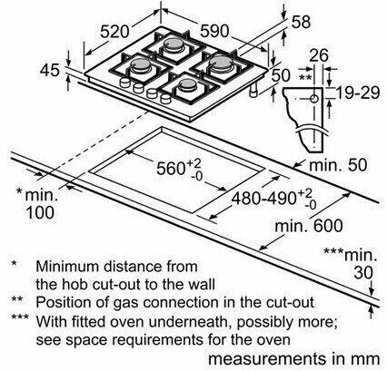 Газовая варочная панель Bosch PPP 616 C91R Газовая варочная панель Bosch PPP 616 C91R