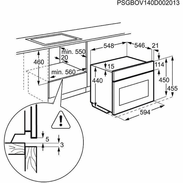 Электрический духовой шкаф Electrolux EVK 95840 AX
