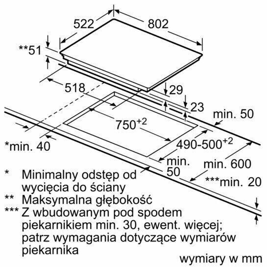 Индукционная варочная панель Bosch PVS 851 FB1E Индукционная варочная панель Bosch PVS 851 FB1E