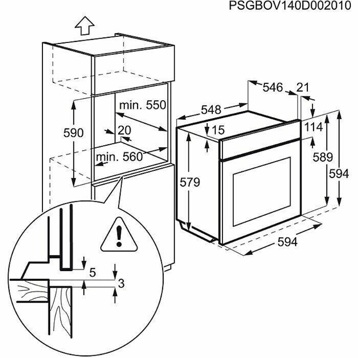 Электрический духовой шкаф Electrolux EOB 98851AX