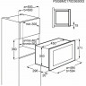 Встраиваемая микроволновая печь AEG MBB 1756D M