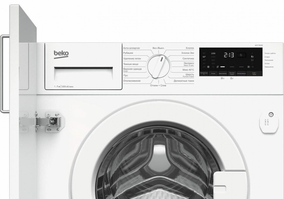 Встраиваемая стиральная машина Beko WITC 7652B Встраиваемая стиральная машина Beko WITC 7652B