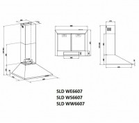 Каминная вытяжка Schaub Lorenz SLD WE6607