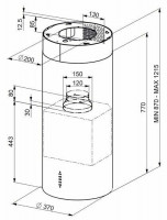 Островная вытяжка Smeg KIR37XE