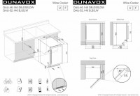 Винный шкаф Dunavox DAU-46.146DB