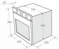 Шкаф духовой электрический MAUNFELD AEOC.575S