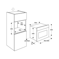 Электрический духовой шкаф Bertazzoni F457 MOD MWTC