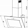 Каминная вытяжка Lex Mika C 600 Каминная вытяжка Lex Mika C 600