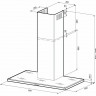 Каминная вытяжка Kronasteel Mara Slim 600 Glass 5P Каминная вытяжка Kronasteel Mara Slim 600 Glass 5P
