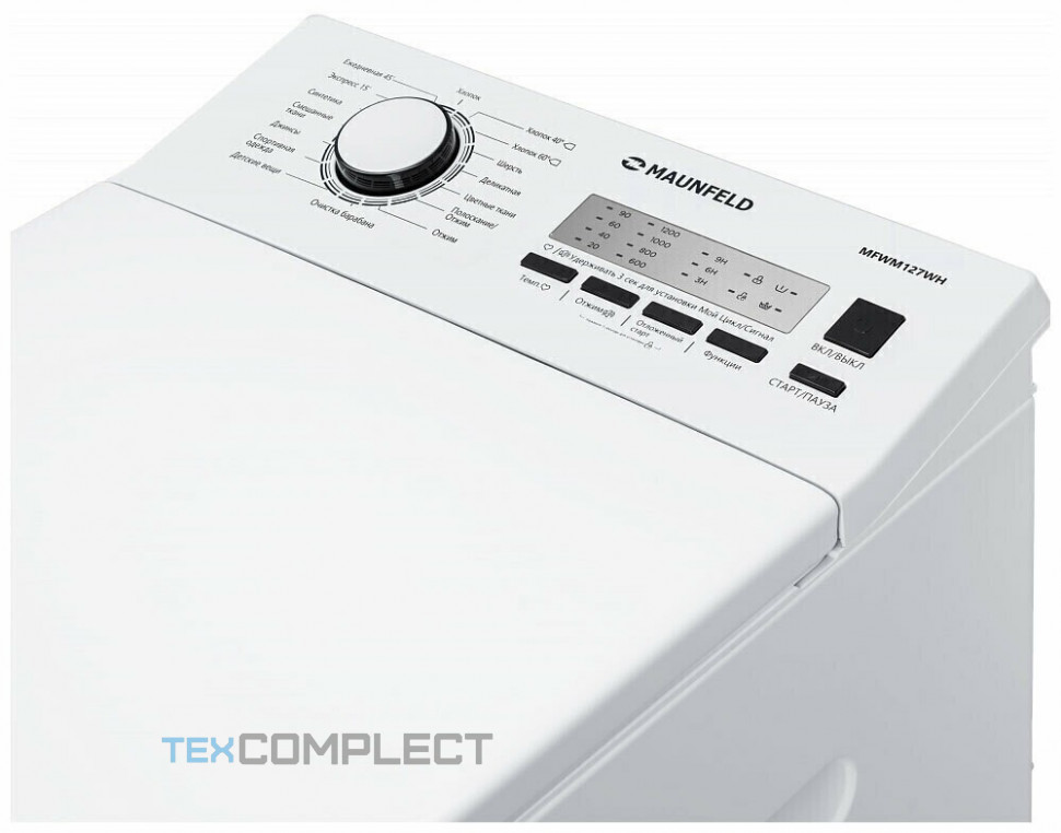 Стиральная машина с вертикальной загрузкой Maunfeld MFWM127WH