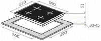 Комбинированная варочная панель MAUNFELD EEHS 64 5 ES KG