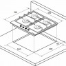 Газовая варочная панель Kuppersberg FQ 65