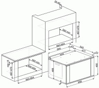 Электрический духовой шкаф Smeg SF9315XR
