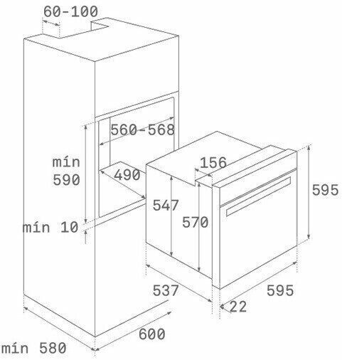 Электрический духовой шкаф Teka HSB 630 BK