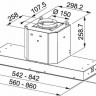 Встраиваемая вытяжка Franke FMY 608 BI BK 110.0456.723
