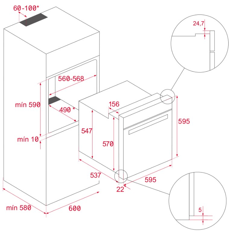 Электрический духовой шкаф Teka HBB 605 SS IX