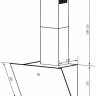 Каминная вытяжка Weissgauff ASSY 60 TC WH