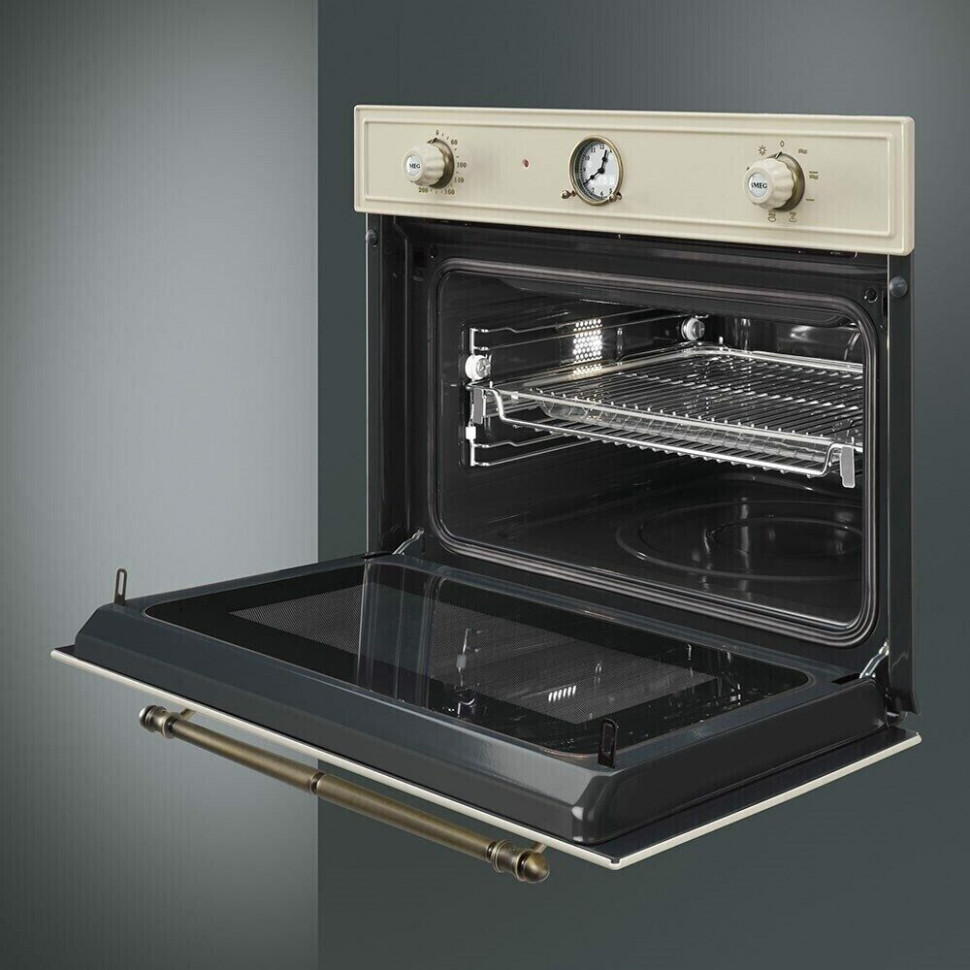 Встраиваемая микроволновая печь Smeg SF4750MPO Встраиваемая микроволновая печь Smeg SF4750MPO
