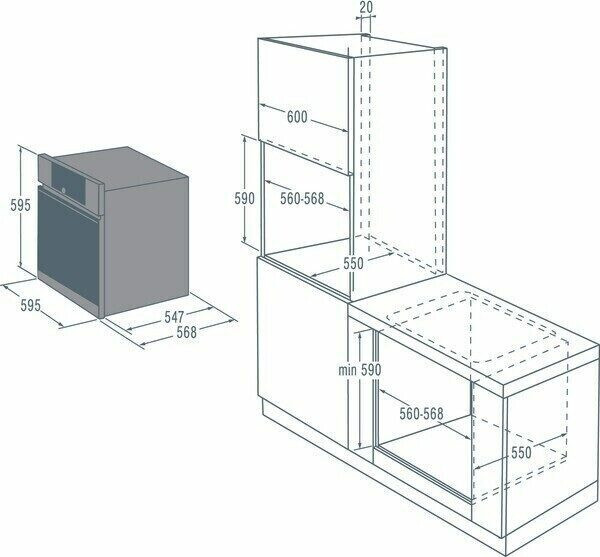 Электрический духовой шкаф Gorenje GO 978 B