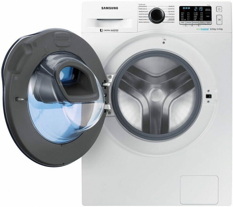 Стиральная машина Samsung WD80K5A10OW Стиральная машина Samsung WD80K5A10OW